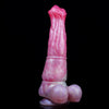 24 cm Peach Silicone Fantasy Horse Dildo