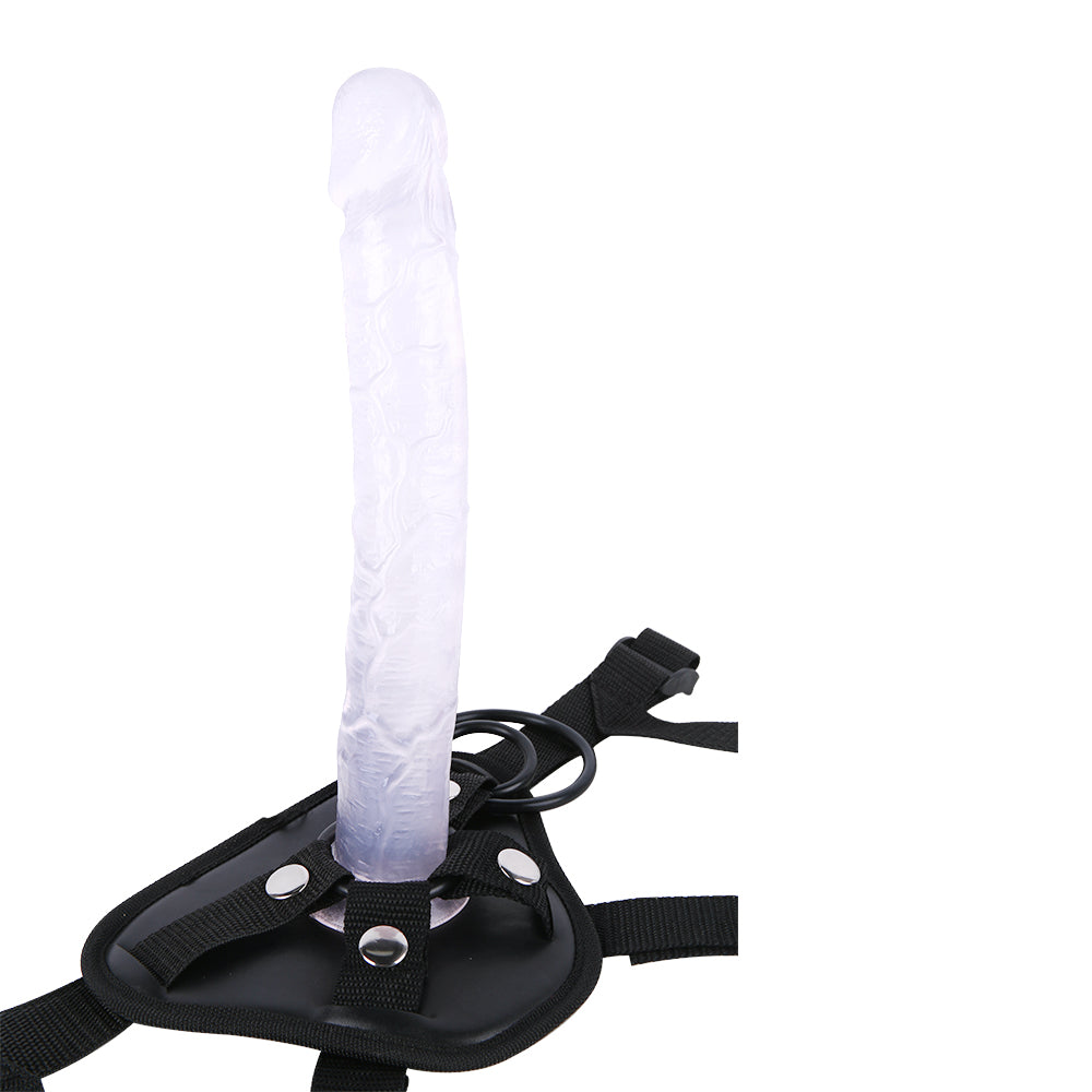 Transparenter Dildo mit Saugnapf, 10 Zoll