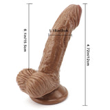 Charger l&#39;image dans la galerie, Brauner gebogener Dildo