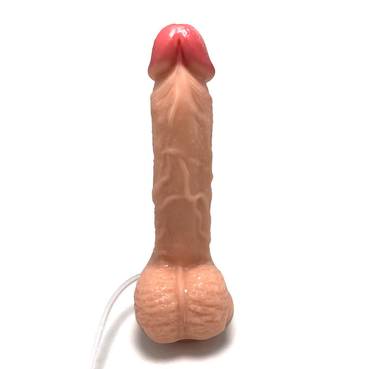 Realistischer Squirting-Dildo in Fleischfarbe, 20 cm