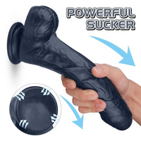 4 Colors 9.45 Inch Powerful Sucker Macho Dildo