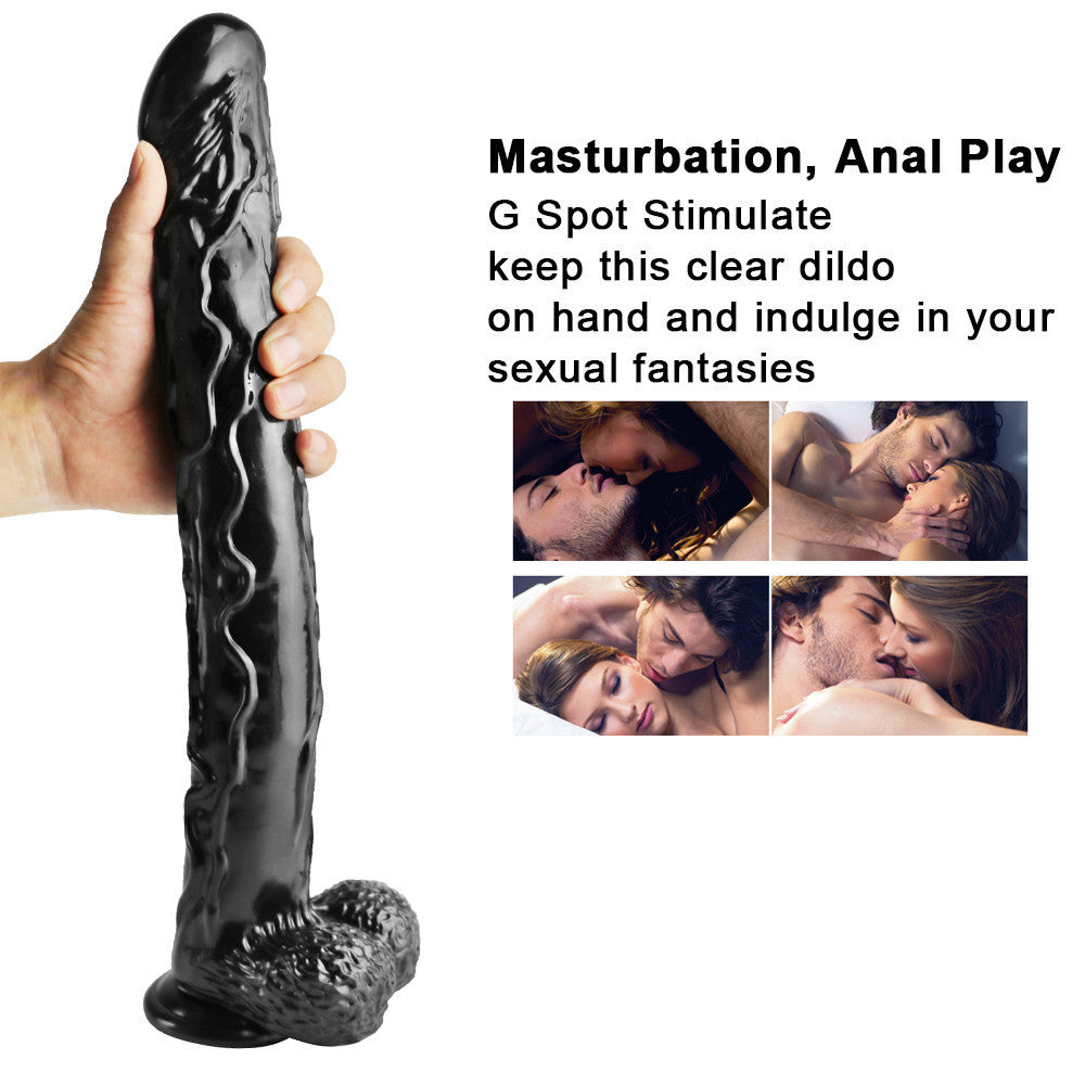 Schwarzer Analdildo