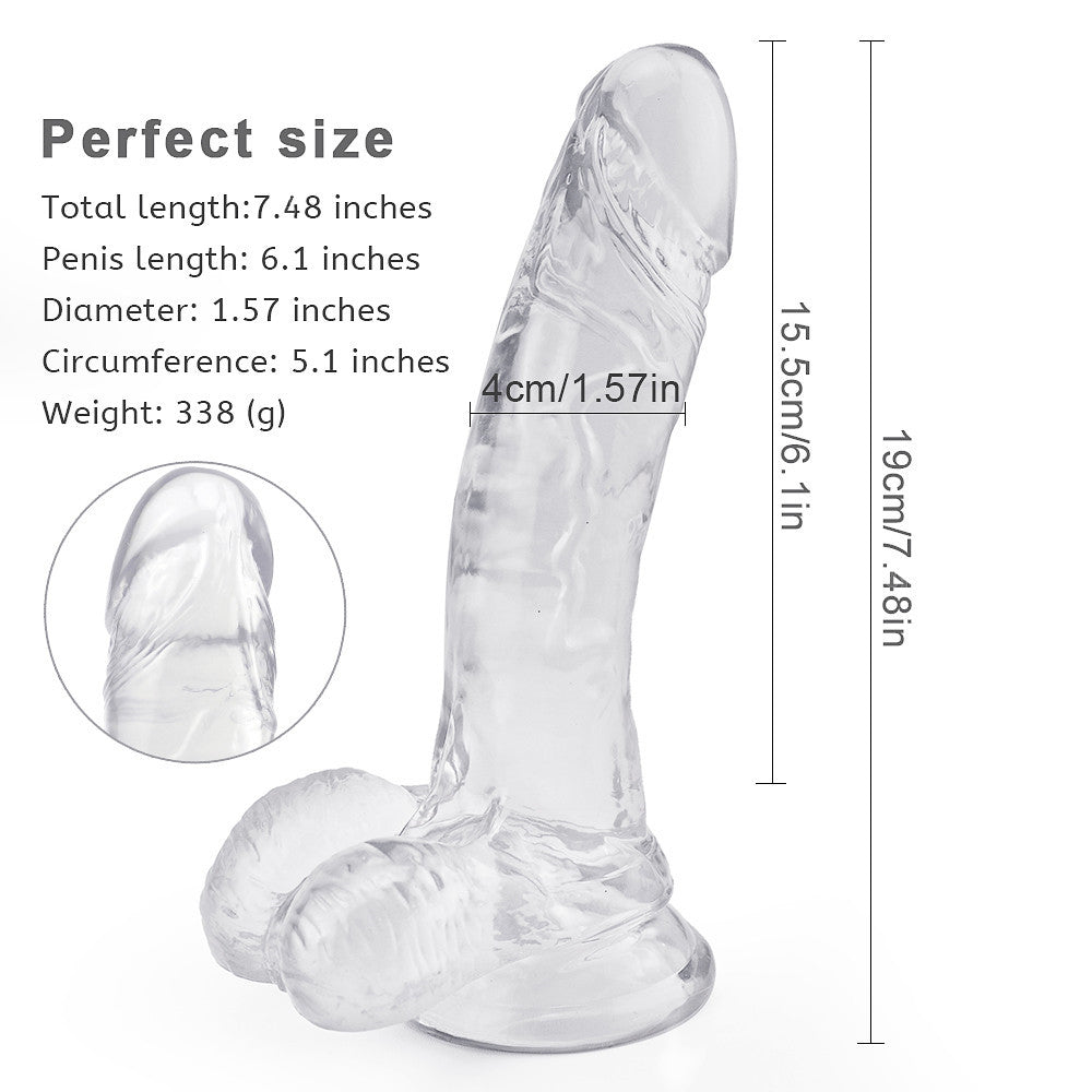 7 Zoll Jelly Dildo