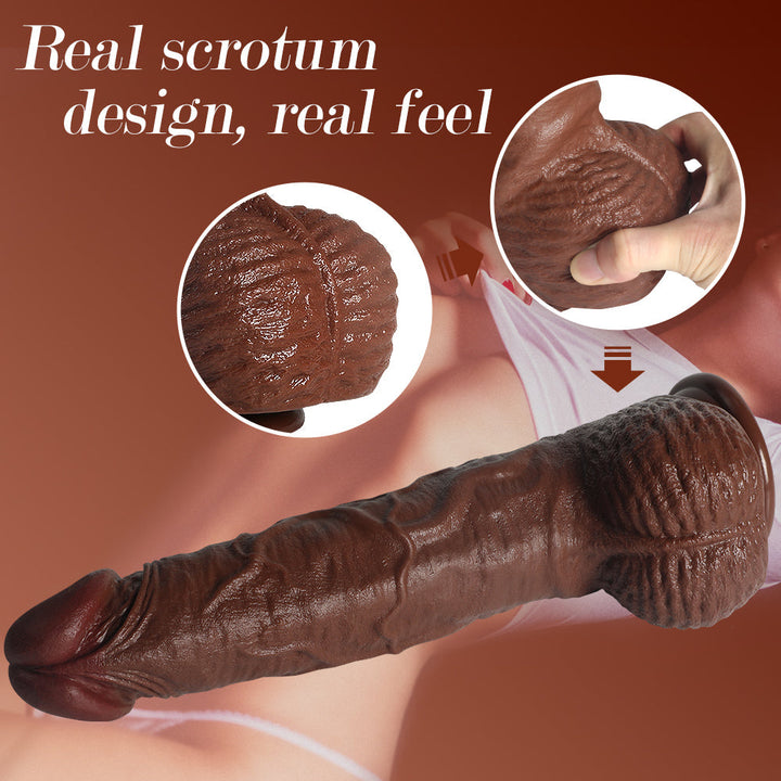 King Cock Dildos 14 inch Brown