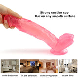 Load image into Gallery viewer, Big thick pink dildo