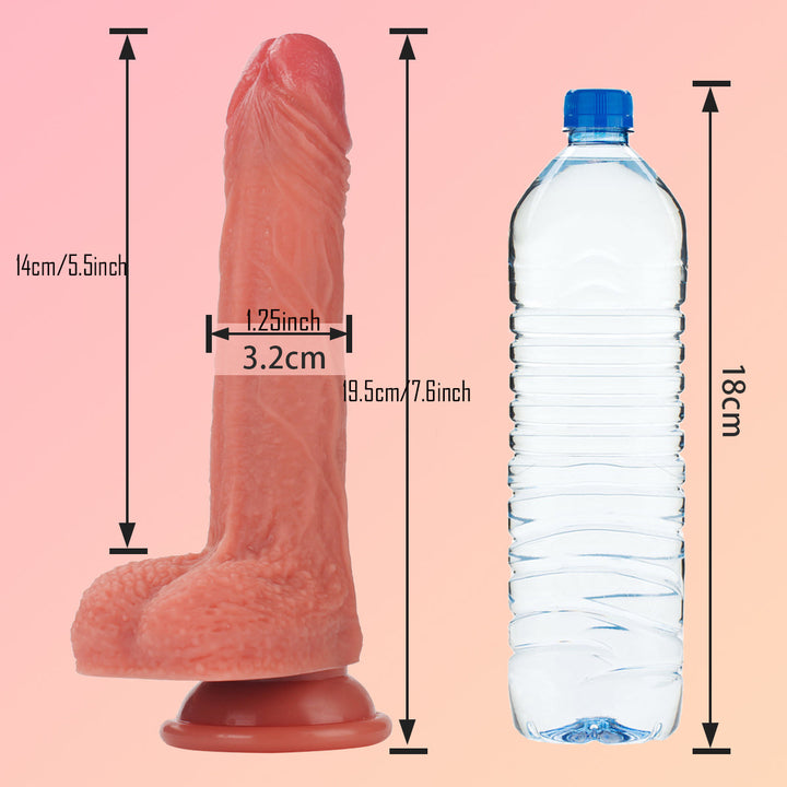 7 Zoll ferngesteuerter vibrierender Dildo