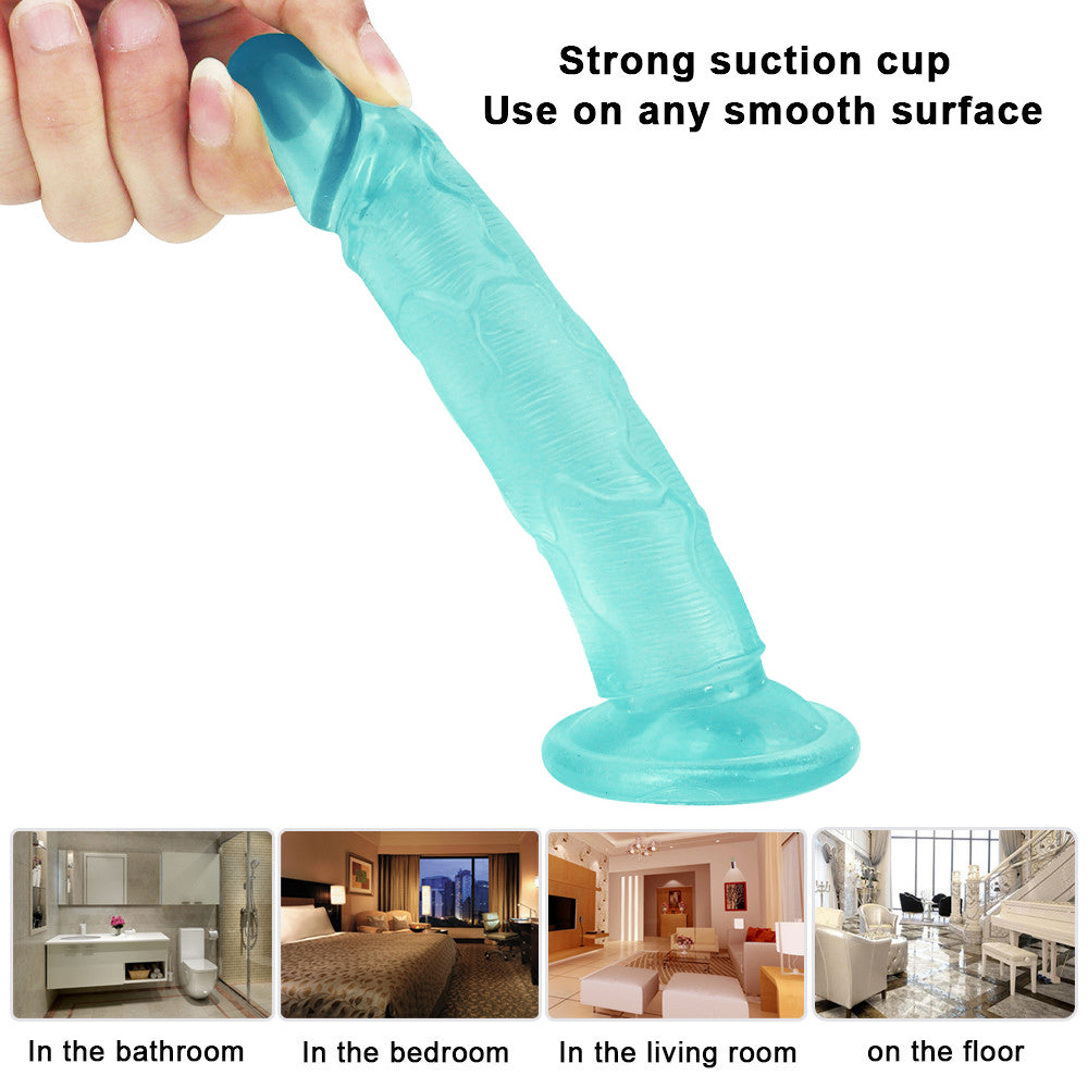 6 Zoll grüner Dildo