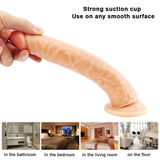 Load image into Gallery viewer, 8 inch flesh-colored dildo