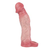 23 cm Silikon XXL Penishülle mit Vibration