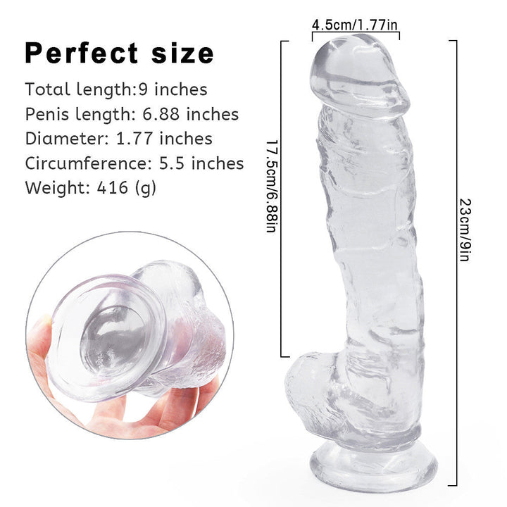 9 Zoll Jelly Dildo