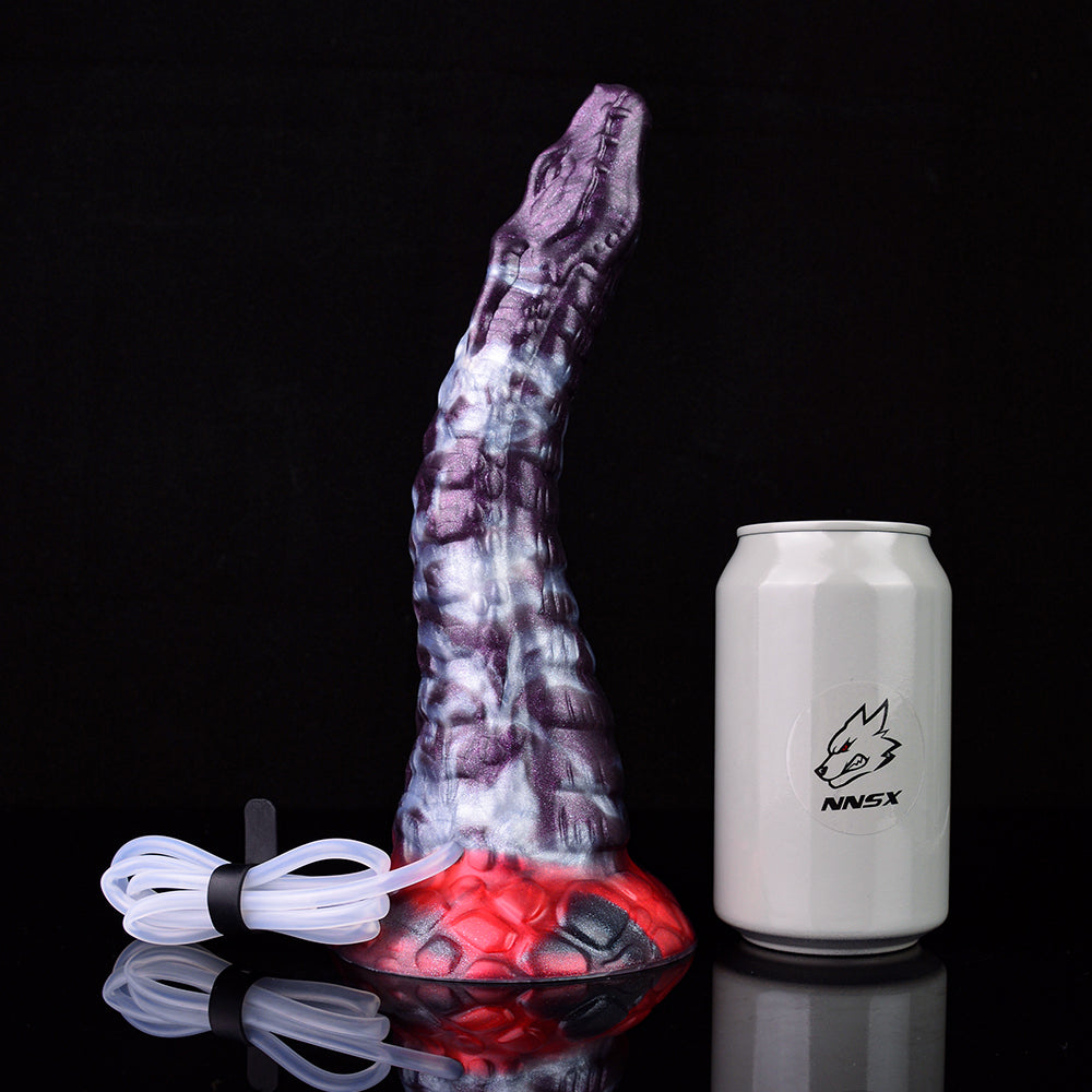 Dunkelvioletter Drachen-Spritz-Fantasie-Dildo