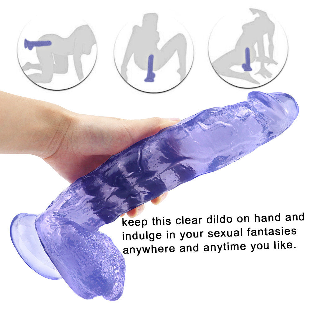 Großer dicker blauer Dildo