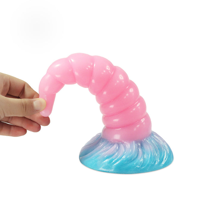 Einhorn-Dildo, 20,3 cm, rosa, mit Beleuchtung