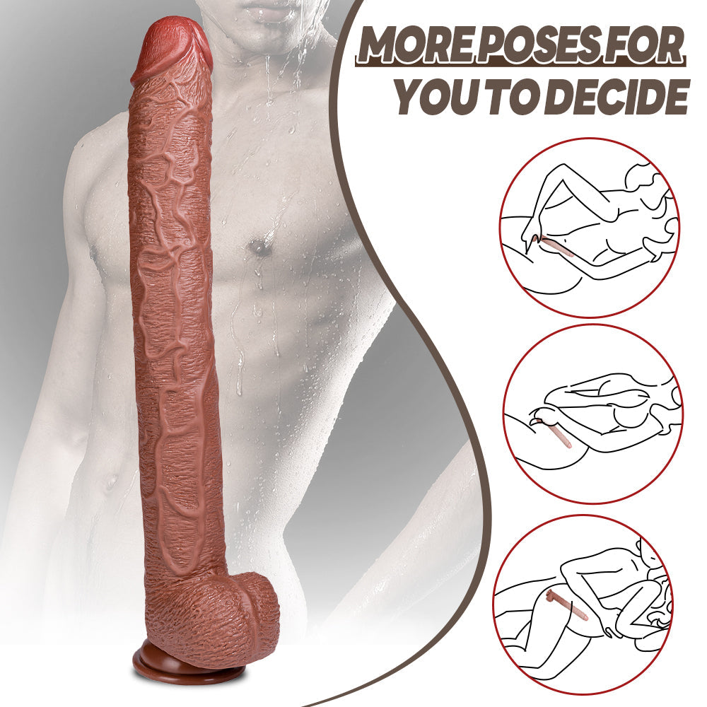 17 inch Dildo Extra Long Depth Training