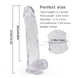 Charger l&#39;image dans la galerie, 12 Zoll Jelly Ice Dildo