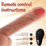 Charger l&#39;image dans la galerie, Ferngesteuerter, wasserdichter, realistischer 8-Zoll-Dildo