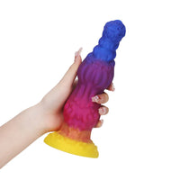 13 Inch Fantasy Monster Knotted Dildo with Suction Cup - DOG KNOT LUXE