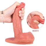 Charger l&#39;image dans la galerie, Schlanker realistischer Dildo mit Saugnapf in Pink