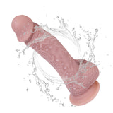 Charger l&#39;image dans la galerie, Realistischer Dildo aus weichem, fleischrosa Silikon