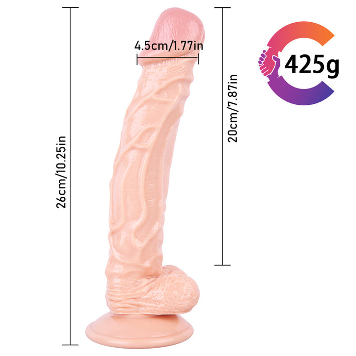 Lesben Straps Auf 10 Zoll Dildo