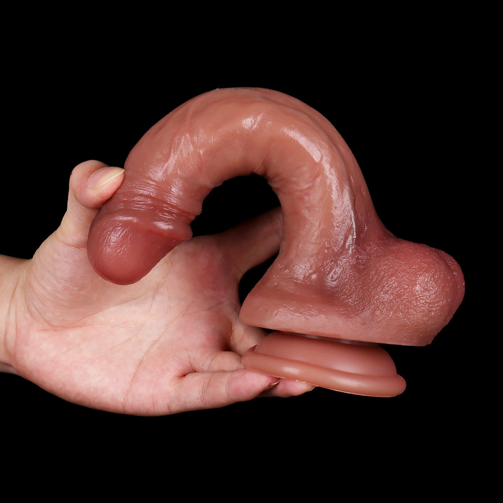 Ultrarealistischer Dildo-Harnisch 8 Zoll