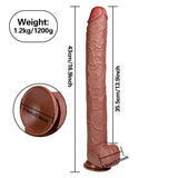 画像をギャラリー ビューアにロード 17 inch Dildo Extra Long Adult Toys