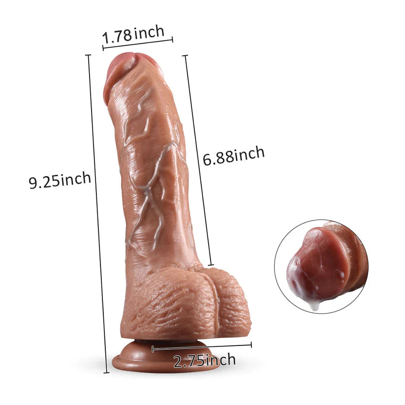 Squishy Dildo Silikon Realistisch 9 Zoll