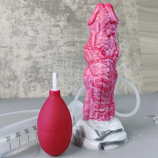 8 Zoll Ejakulations-Umschnalldildo