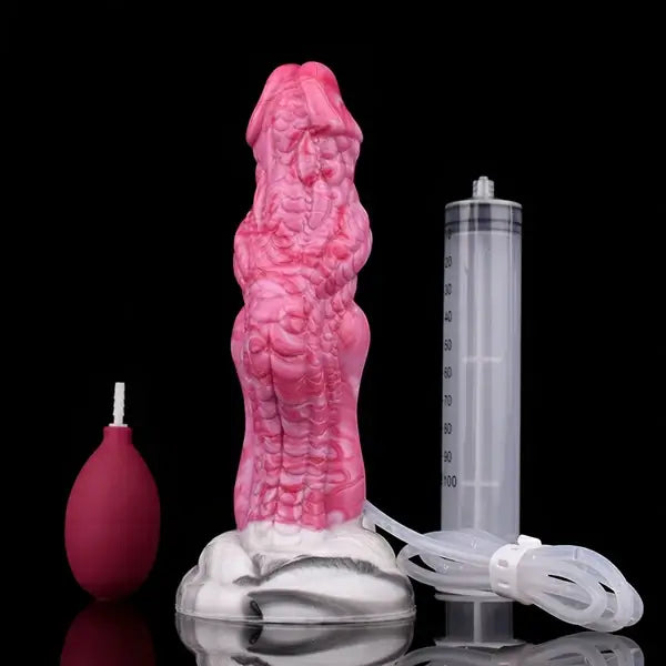 8 Zoll Ejakulations-Umschnalldildo