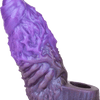 15 cm Lila Textur Fantasy Dragon Penishülle