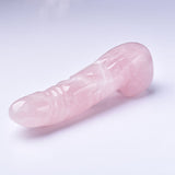 画像をギャラリー ビューアにロード Rosenquarz Dildo Kristall Penis