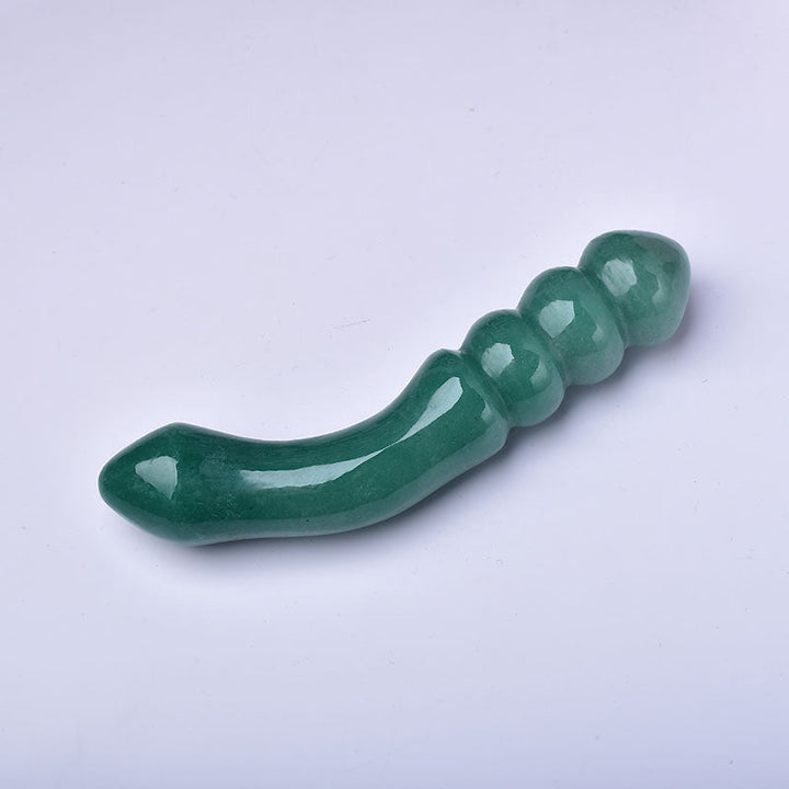 Grüner Aventurin Analdildo Kristall