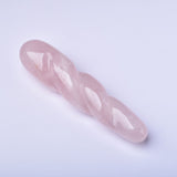 Load image into Gallery viewer, Pink crystal convex dildo