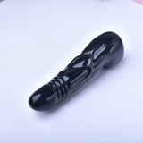 Laden Sie das Bild in den Galerie-Viewer, Dildo aus humanoidem Obsidian-Kristall