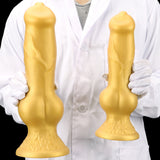 Charger l&#39;image dans la galerie, Large Golden Dog Dildo