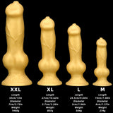 Charger l&#39;image dans la galerie, Large Golden Dog Dildo