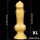 Charger l&#39;image dans la galerie, Large Golden Dog Dildo