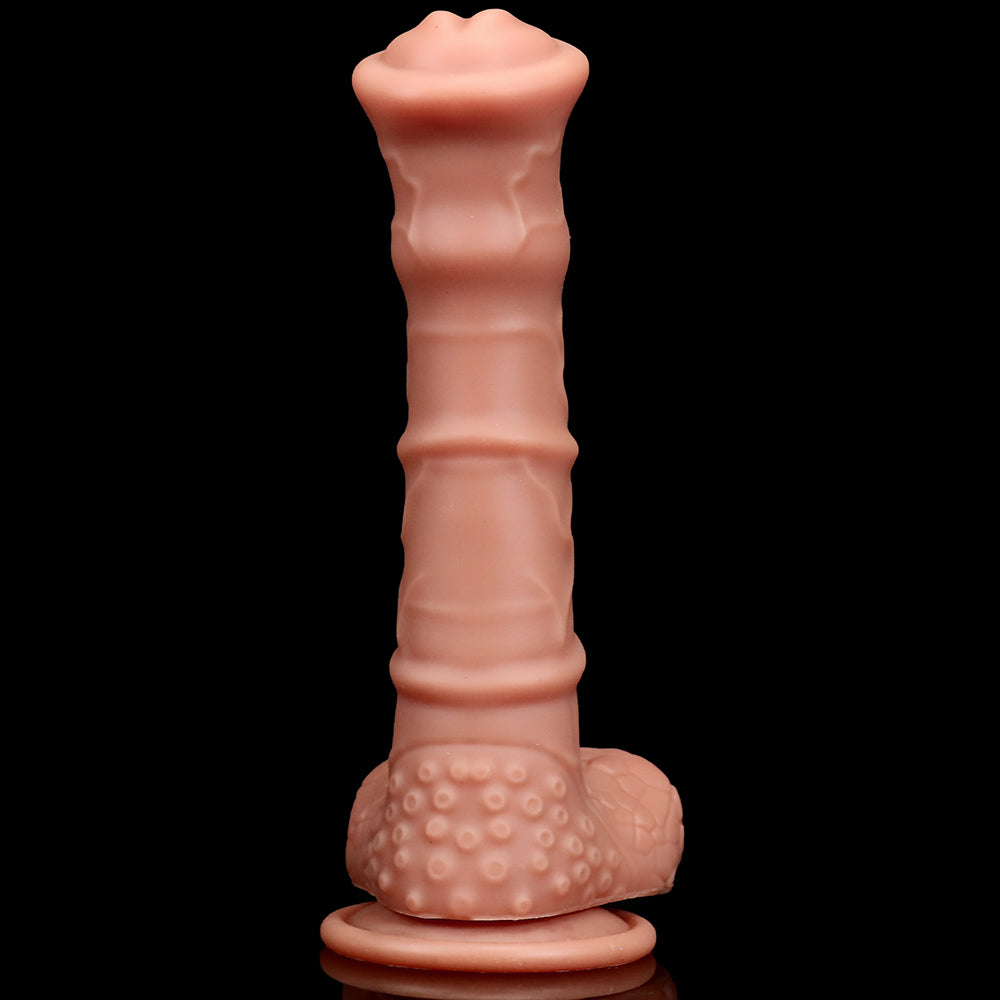 9 Zoll Fantasy-Pferdedildo aus Silikon