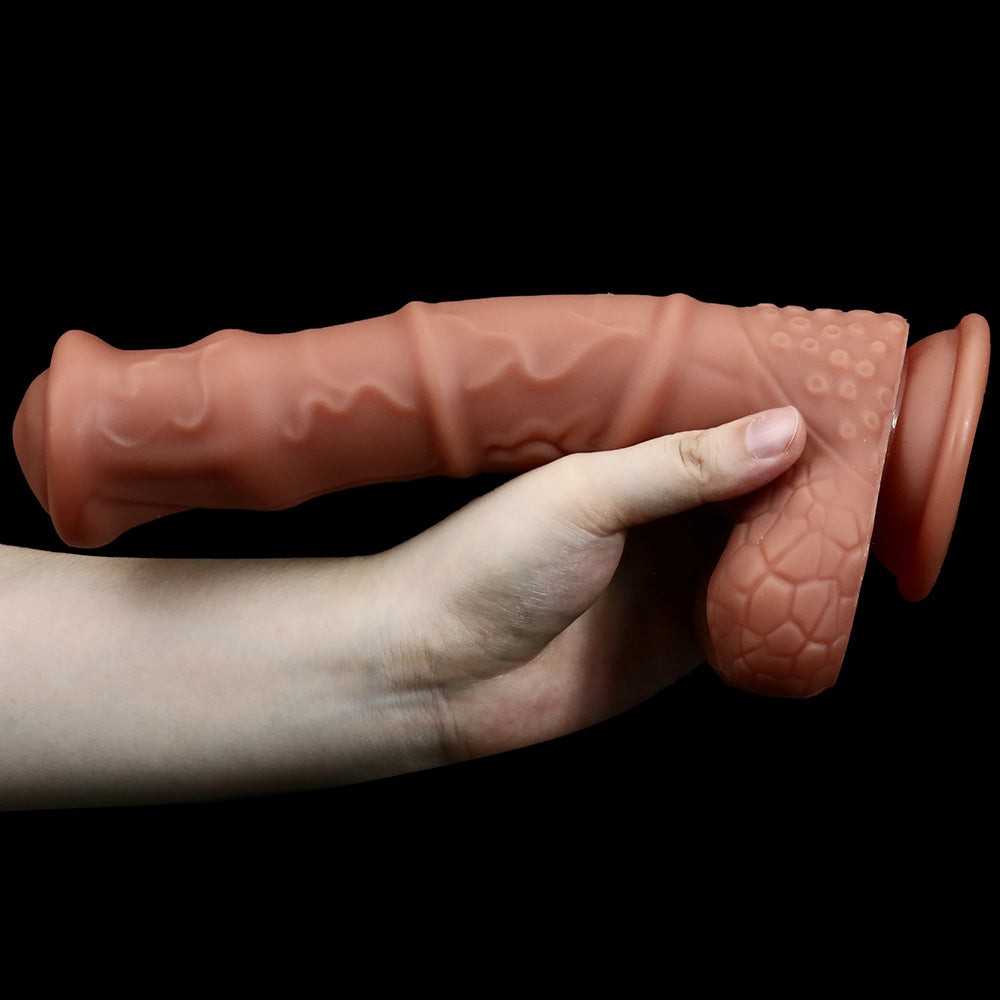 9 Zoll Fantasy-Pferdedildo aus Silikon