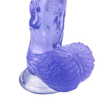 Charger l&#39;image dans la galerie, Blauer Jelly-Dildo mit realistischem Saugnapf