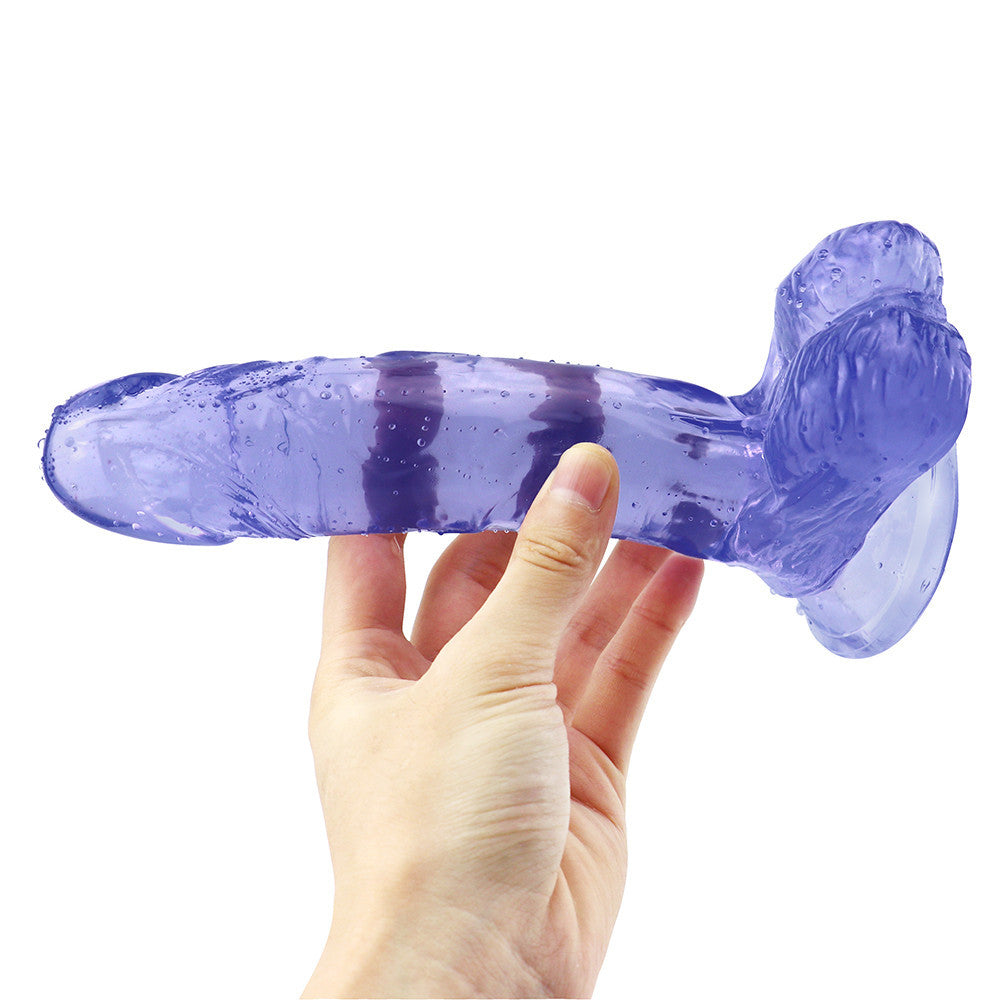 7 Zoll blauer Dildo