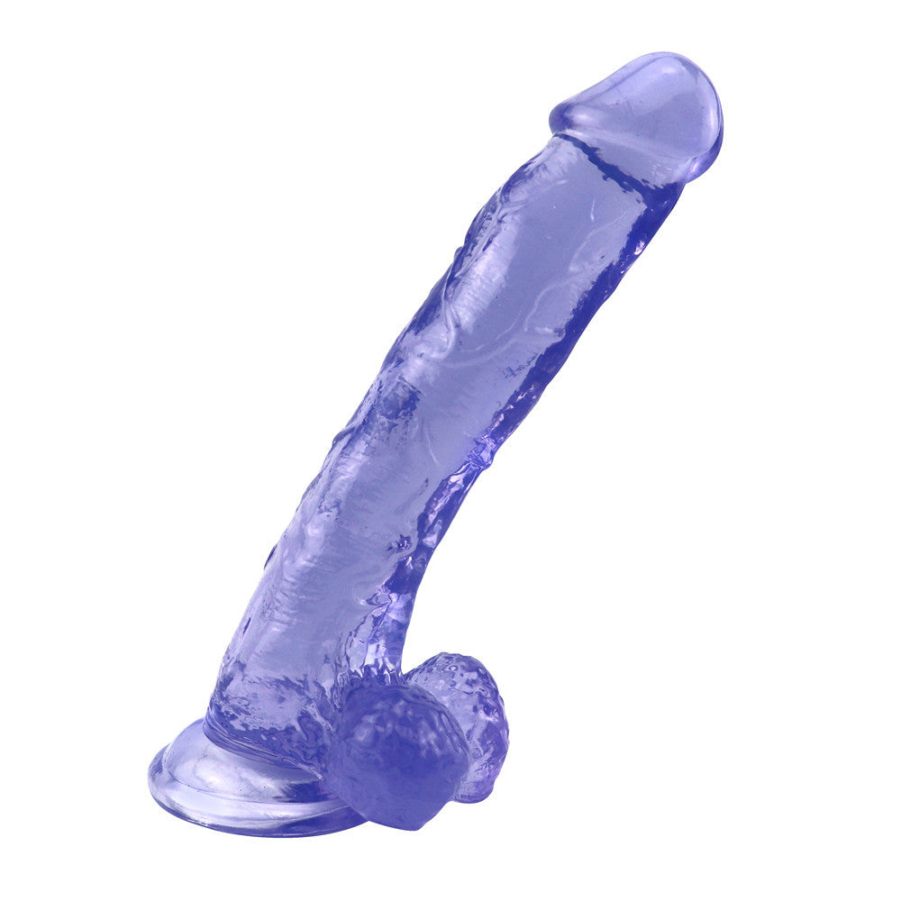 Gummi Dildo 10 Zoll blau