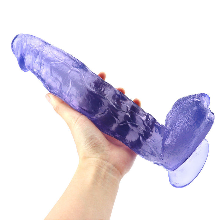 Großer dicker blauer Dildo