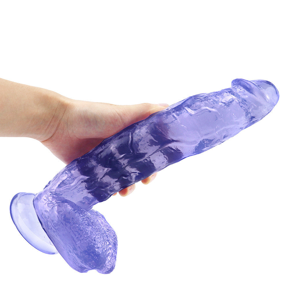 Großer dicker blauer Dildo