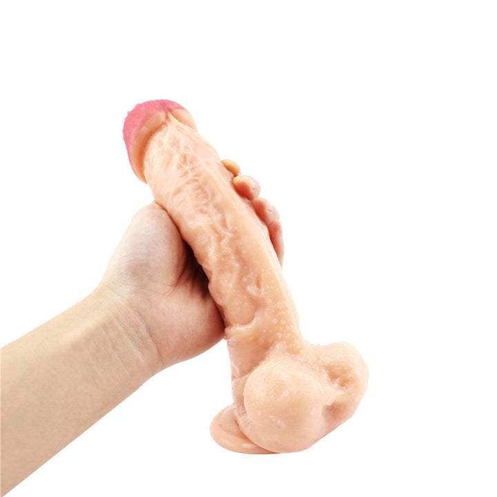 9 Zoll hautfarbener Dildo