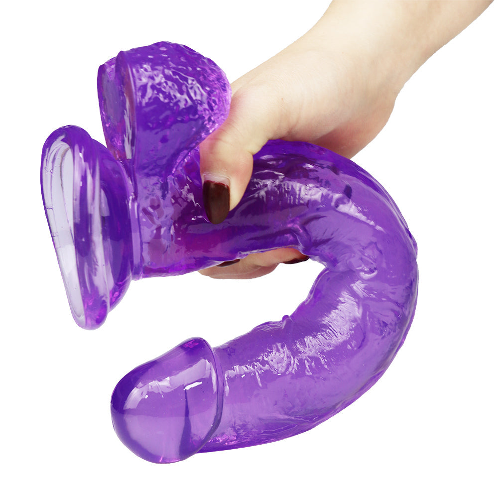 10 Zoll lila Dildo