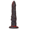 21 cm Mutierte Schlange Black Textur Monster Dildo