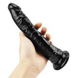 Charger l&#39;image dans la galerie, 8 Zoll kleiner gerader schwarzer Dildo