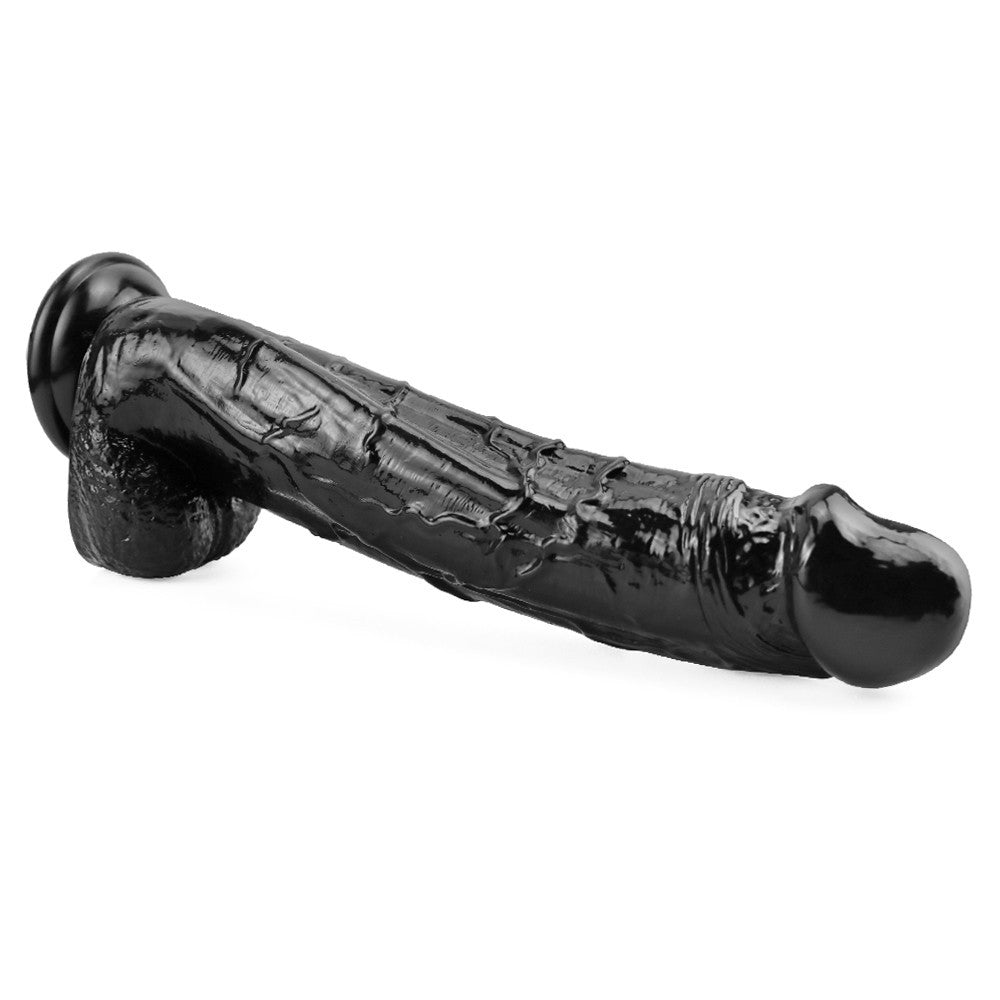 riesiger schwarzer Dildo 12 Zoll Riese