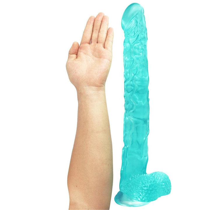 Grüner Analdildo